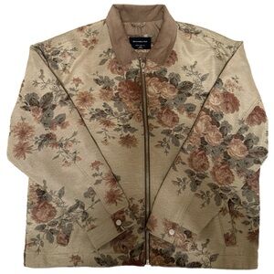 Abercrombie & Fitch Tapestry Jacket in Tan